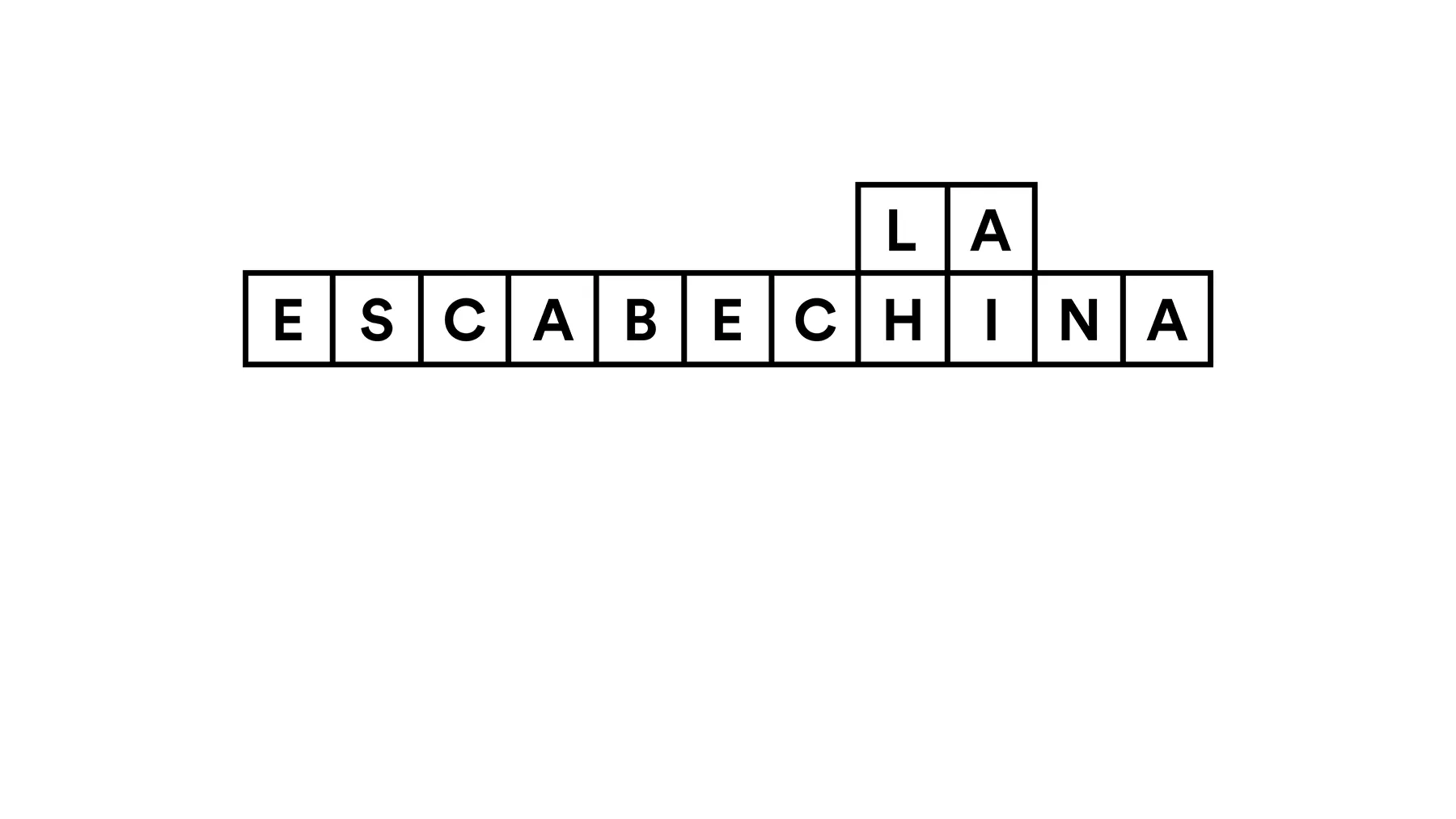 Escabechina animación logo